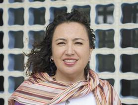Cindy Wiesner during the Climate Space meetings in Tunis.